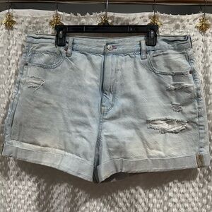 American Eagle Light Blue Denim Women's Shorts